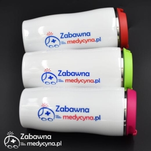 Kubek termiczny z logo ZabawnaMedycyna.pl