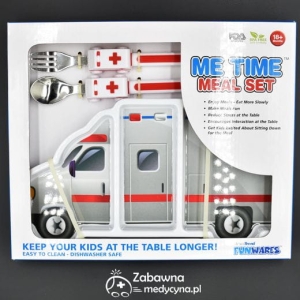 Karetka - talerzyk na posiłek dla dziecka