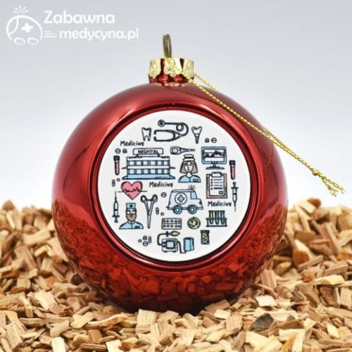 bombka euroland czerwona zabawna medycynka.jpg