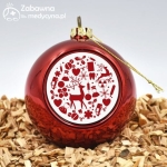 Bombka czerwona