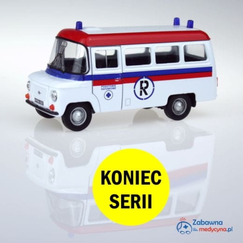 Model karetki Nysa - karetka, karetki, model karetek, ratownik, ratownictwo, RM, PRM, prezent dla ratownika, prezent dla ratowniczki, Kwalifikowana Pierwsza pomoc, I pomoc, Krajowa Rada Resuscytacji, Boże Narodzenie Ratownik
