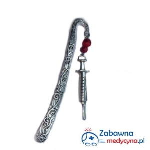 Zakładka medyczna do książki STRZYKAWKA 2 nowość