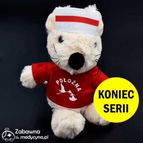 Mysia Pysia POŁOŻNA maskotka dla położnych