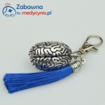 Brelok dla medyka MÓZG z niebieskim chwostem