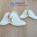 Ceramiczna duża położna na skrzydłach, anioł położna do powieszenia, aniołek dla położnej, ceramiczny aniołek, prezent dla położnej, prezenty dla służby zdrowia, upominek dla medyka, prezent dla emerytowanej położnej, figurka dla położnej