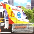 Książeczka o pojazdach - karetka, ambulans, karoca. Książeczka medyczna dla dzieci do przychodni czy poczekalni, książeczka edukacyjna, książeczka dla dzieci medyczna.