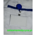 Identyfikator rozciągany, ski-pass, brelok rozciągany, identyfikator dla pielęgniarki, lekarza, położnej, medyka, identyfikator na sznureczku, ID, identyfikator doczepiany do fartucha.
