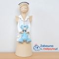 Ceramiczny anioł pielęgniarka, anioł dla pielęgniarki, figurka pielęgniarka, pielęgniarka pediatryczna, prezent dla pielęgniarki, pielęgniarka pediatryczna, pielęgniarka dziecięca, pielęgniarka pediatria, pielęgniarka miś, pielęgniarka małe dzieci