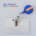 Identyfikator rozciągany, ski-pass, brelok rozciągany, identyfikator dla pielęgniarki, lekarza, położnej, medyka.