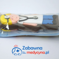 Brelok lekarz, brelok doktor, brelok dla małego medyka, przywieszka do kluczy/torby