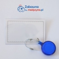 Identyfikator rozciągany, ski-pass, brelok rozciągany, identyfikator dla pielęgniarki, lekarza, położnej, medyka.