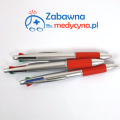 Długopis z 4 kolorami wkładu, 4w1, długopis 4w1, długopis dla medyka, długopis dla pielęgniarki, długopis dla położnej, długopis dla lekarza
