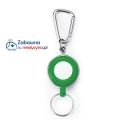 Karabinek do kluczy, karabińczyk do kart, karabinek na dyżur, rozciągany, ski-pass, brelok na identyfikator, karabinek czerwony, zielony, niebieski