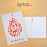 Pocztówka dla medyka - bombka