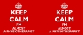 Kubek Keep Calm I'm Almost a Physiotherapist. Gadżet dla fizjoterapeutów, prawie jestem fizjoterapeutą, dla studentów fizjoterapii, kubek dla przyszłych fizjoterapeutów.