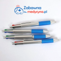 Długopis z 4 kolorami wkładu, 4w1, długopis 4w1, długopis dla medyka, długopis dla pielęgniarki, długopis dla położnej, długopis dla lekarza
