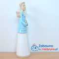 Duży Ceramiczny Anioł Fizjoterapeuta, figurka fizjoterapeuta, anioł dla fizjoterapeuty, podziękowanie dla fizjoterapeuty, prezent dla fizjoterapeuty, pomysł na prezent dla fizjoterapeutów.