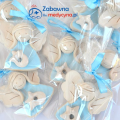 Magnes ceramiczny - aniołek fizjoterapeutka, magnes fizjoterapeuta, anioł fizjoterapeuta, upominek dla fizjoterapeuty, magnes dla fizjoterapeuty