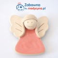 Magnes aniołek - różowy