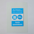 Karta upominkowa 50 zł, prezent dla medyka, kartka prezentowa