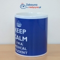 Kubek KEEP CALM IM A MEDICAL STUDENT, kubek dla studenta medycyny, gadżet dla studenta medycyny, pomysł na prezent dla studentów medycyny, kubek dla przyszłego lekarza.
