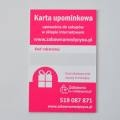 Karta upominkowa 50 zł, prezent dla medyka, kartka prezentowa