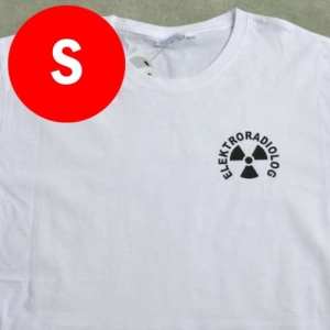 BAZAREK - T-shirt damski ELEKTRORADIOLOG promieniowanie rękaw (WYP420)