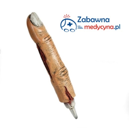Długopis masakra, długopis palec, gadżet do pisania, gadżet zombie, gadżet do pozoracji.