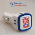 Ładowarka samochodowa USB