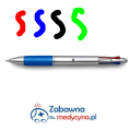 Długopis z 4 kolorami wkładu, 4w1, długopis 4w1, długopis dla medyka, długopis dla pielęgniarki, długopis dla położnej, długopis dla lekarza