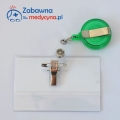 Identyfikator rozciągany, ski-pass, brelok rozciągany, identyfikator dla pielęgniarki, lekarza, położnej, medyka.