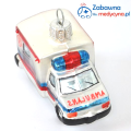 Bombka karetka, ozdoba choinkowa karetka, bombka w kształcie karetki, bombka dla medyków, ratownictwo medyczne, medyczne święta, karetka na choinkę, medyczna bombka