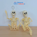 Szkielet z ruchomymi częściami, szkielecik, szkielet z plastiku, gadżet szkielet.