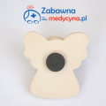 Magnes ceramiczny - aniołek fizjoterapeutka, magnes fizjoterapeuta, anioł fizjoterapeuta, upominek dla fizjoterapeuty, magnes dla fizjoterapeuty magnes prezent hit fizjoterapia, magnesy dla fizjo, fizjo na lodówkę, fizjo design, anatomia