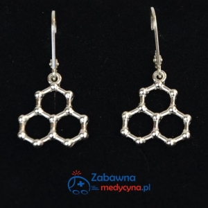 LÓD kolczyki molekularne dla ratowniczek górskich srebro 925