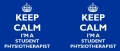 Kubek z serii Keep Calm I'm a Future Physiotherapist. Kubek dla przyszłego fizjoterapeuty, gadżet dla studenta fizjoterapii.