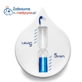 Minutnik pod prysznic, 5 minut pod prysznicem, oszczędzanie wody, klepsydra odmierzająca czas pod prysznicem. Szybko na medyczny dyżur. Prysznic przed dyżurem. Czysty medyk. higienizacja:)