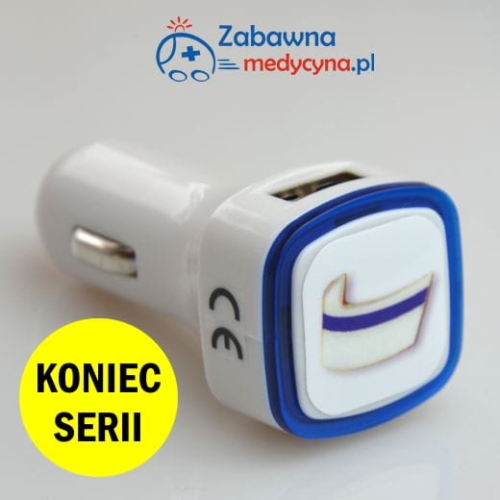 Ładowarka samochodowa USB