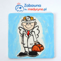 Magnes Lekarza Laryngolog, Magnesik lekarski, upominek dla lekarza laryngologa z POZ, #promocjazawodulekarz, gadżety medyczne, gadżety do gabinetu medycznego, #lekarzlaryngolog