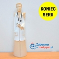 Duży ceramiczny anioł pan ortopeda, anioł ortopeda, ceramiczny anioł dla ortopedy, figurka dla ortopedy, prezent dla ortopedy, podziękowanie dla ortopedy
