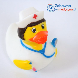 Kaczuszka do kąpieli a'la pielęgniarka