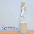 Duży ceramiczny anioł pan ortopeda, anioł ortopeda, ceramiczny anioł dla ortopedy, figurka dla ortopedy, prezent dla ortopedy, podziękowanie dla ortopedy