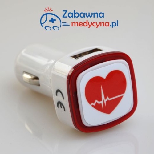 Ładowarka samochodowa USB