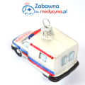 Bombka karetka, ozdoba choinkowa karetka, bombka w kształcie karetki, bombka dla medyków, ratownictwo medyczne, medyczne święta, karetka na choinkę, medyczna bombka