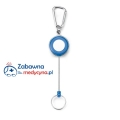 Karabinek do kluczy, karabińczyk do kart, karabinek na dyżur, rozciągany, ski-pass, brelok na identyfikator, karabinek czerwony, zielony, niebieski