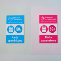 Karta upominkowa 50 zł, prezent dla medyka, kartka prezentowa