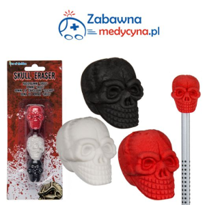 Gumki do mazania - czaszki głowa