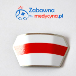 Czepek przypinka położniczy starego typu