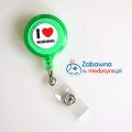 Brelok rozciągany I LOVE NURSING zielony
