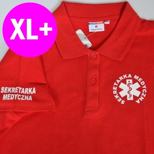 Polo damskie SEKRETARKA MEDYCZNA eskulap